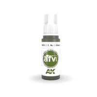 AK Interactive AK11386 S.C.C. No.15 Olive Drab Acrylic Paint 17ml 3rd Generation
