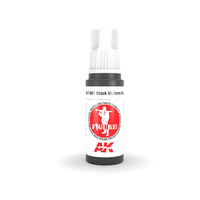 AK Interactive AK11407 Black Uniform Base Acrylic Paint 17ml 3rd Generation