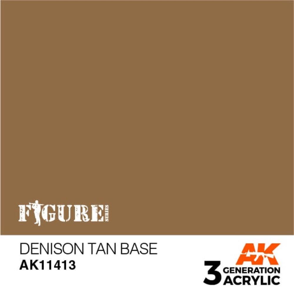 AK Interactive AK11413 Figure Series Denison Tan Base Acrylic Paint 17ml 3rd Generation