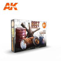 AK Interactive AK11600 Rust 3rd Generation Acrylic Paint Set