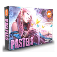 AK Interactive 11607 3rd Generation Acrylics Pastels Colour Set