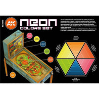 AK Interactive AK11610 Neon Colors Set (3rd Generation)