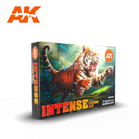 AK Interactive AK11612 Intense Colors Acrylic Paint Set (3rd Generation)