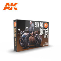 AK Interactive 11613 Skin and Leather Colours Set