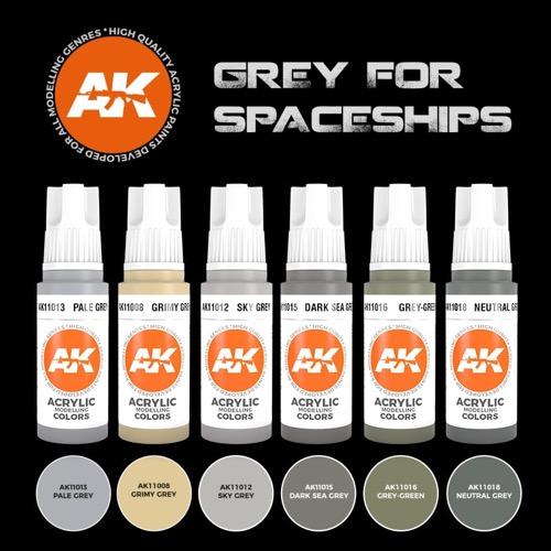 AK Interactive 11614 Grey for Spaceships Set