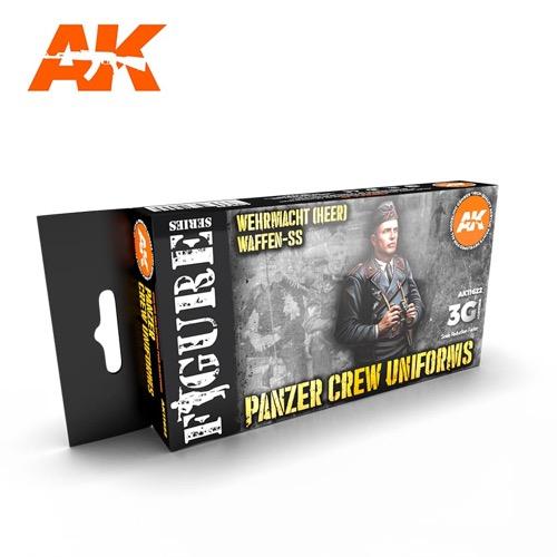 AK Interactive AK11622 Panzer Crew Black Uniforms Set 3rd Generation