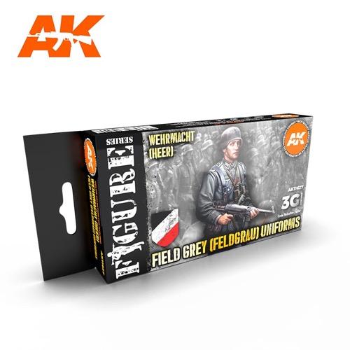 AK Interactive AK11627 German Field Grey Uniforms 3rd Generation