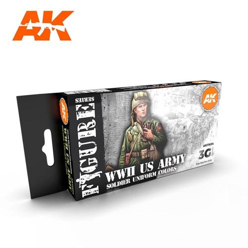 AK Interactive AK11634 WWII Us Uniforms 3rd Generation
