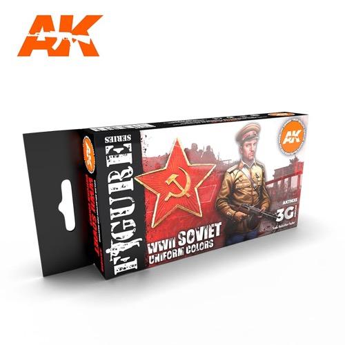 AK Interactive AK11635 Soviet WWII Uniform Colours 3rd Generation