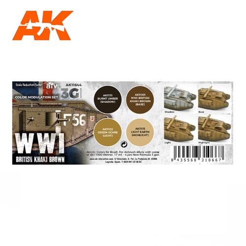 AK Interactive AK11644 WWI British Colours Mod 3rd Generation