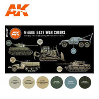 AK Interactive AK11648 Middle East War Colours 3rd Generation
