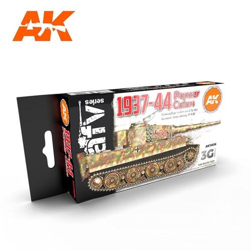 AK Interactive AK11656 German War Colours 37-44 3rd Generation
