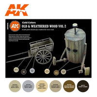 AK Interactive 11674 Old and Weathered Wood Volume 2