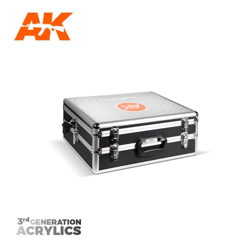 AK Interactive 11701 236 Colours Acrylics 3rd Generation Briefcase