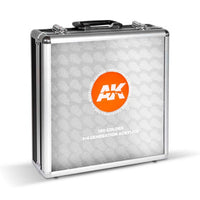 AK Interactive 11702 Briefcase 100 Colors Acrylic Paint Set (3rd Generation)