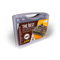 AK Interactive 11708 Plastic Briefcase 52 Enamel Colours Paint Set