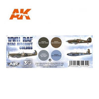 AK Interactive 11727 WWII RAF SEAC Aircraft Colour Set 3rd Generation