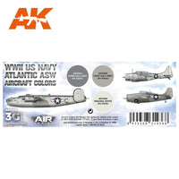 AK Interactive 11731 WWII US Navy Atlantic ASW Aircraft Colour Set 3rd Generation