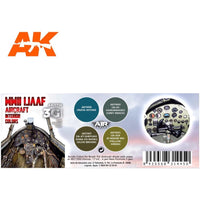 AK Interactive 11736 WWII IJAAF Interior Aircraft Colour Set 3rd Generation