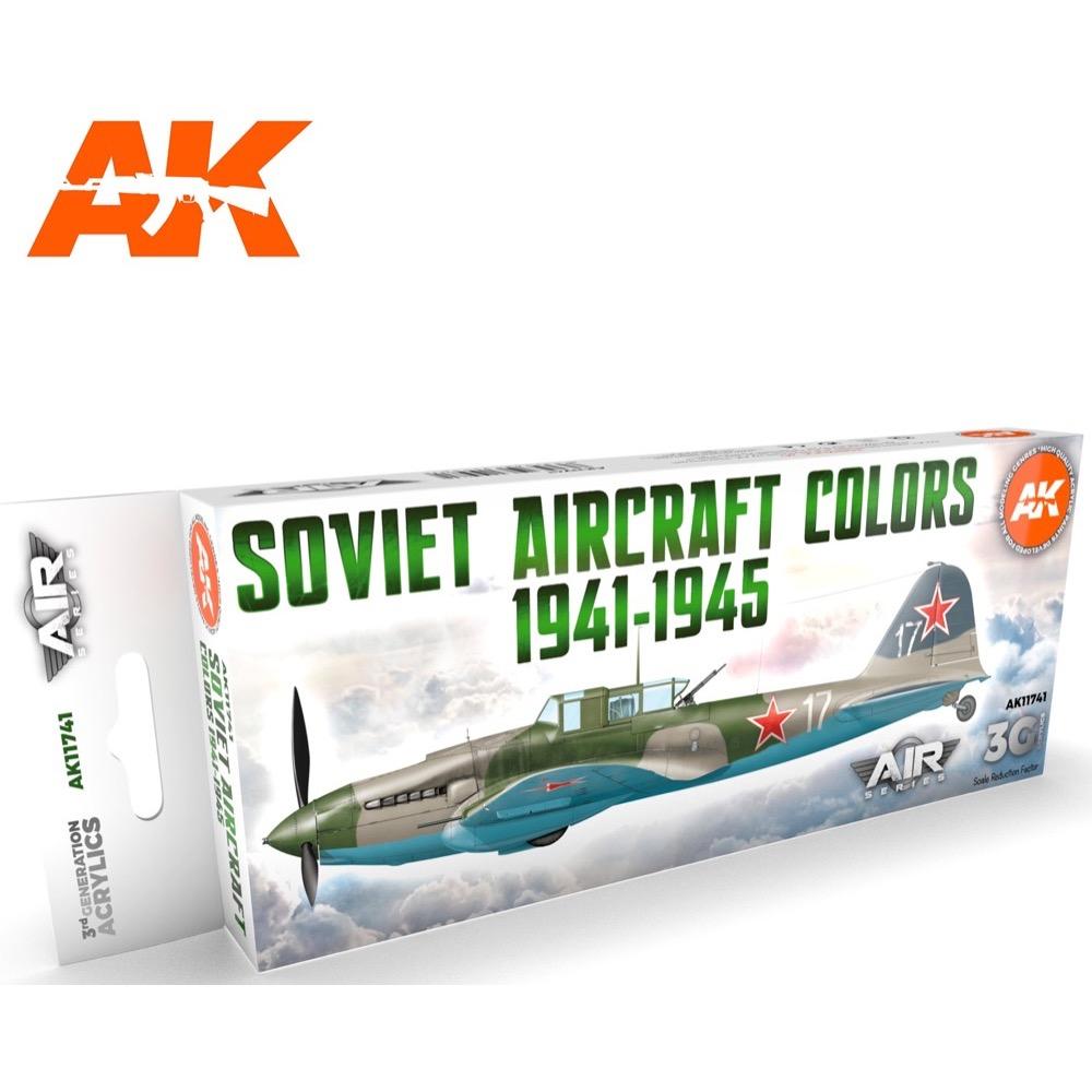 AK Interactive 11741 SOVIET 1941-1945 Aircraft Colour Set 3rd Generation