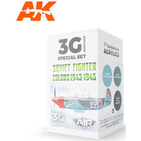 AK Interactive 11742 SOVIET Fighters 1943-1945 Aircraft Colour Set 3rd Generation