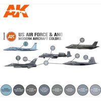 AK Interactive 11746 USAF And ANG Modern Aircraft Colour Set 3rd Generation