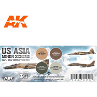 AK Interactive 11751 US Asia Minor Scheme IIAF IRIAF Aircraft Colour Set 3rd Generation