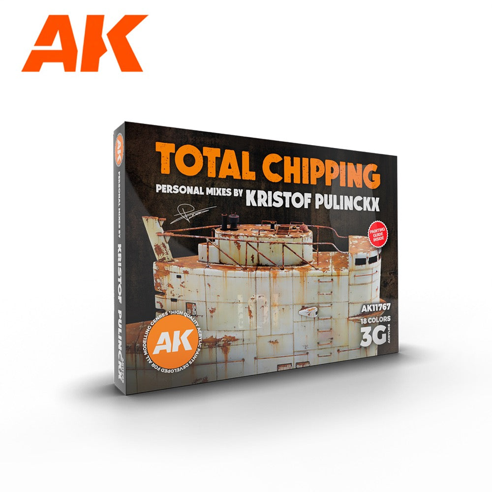 AK Interactive AK11767 Signature Set Total Chipping Kristof Pulinckx Set