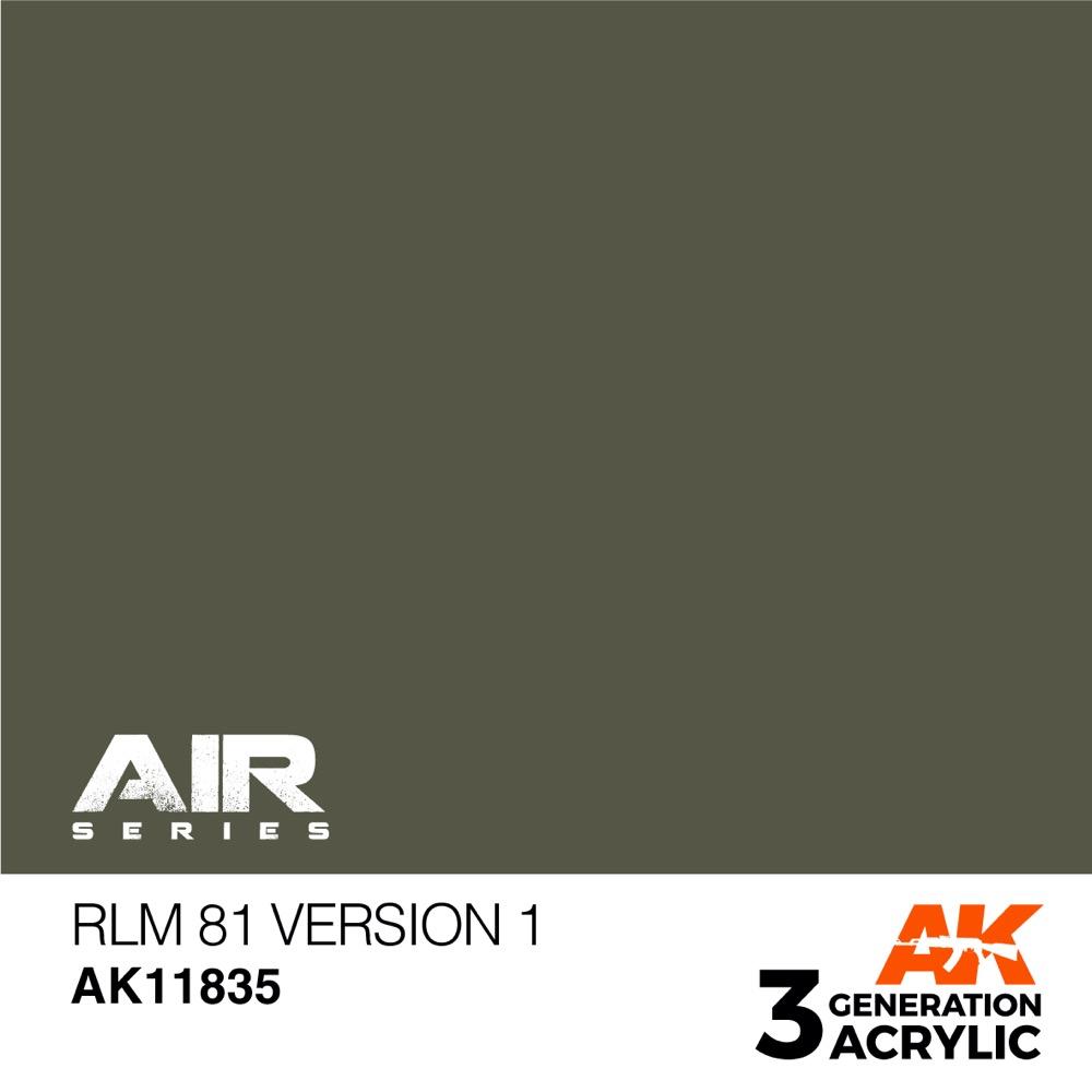 AK Interactive AK11835 Air Series RLM 81 Version 1 Acrylic Paint 17ml (3rd Generation)