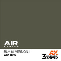 AK Interactive AK11835 Air Series RLM 81 Version 1 Acrylic Paint 17ml (3rd Generation)