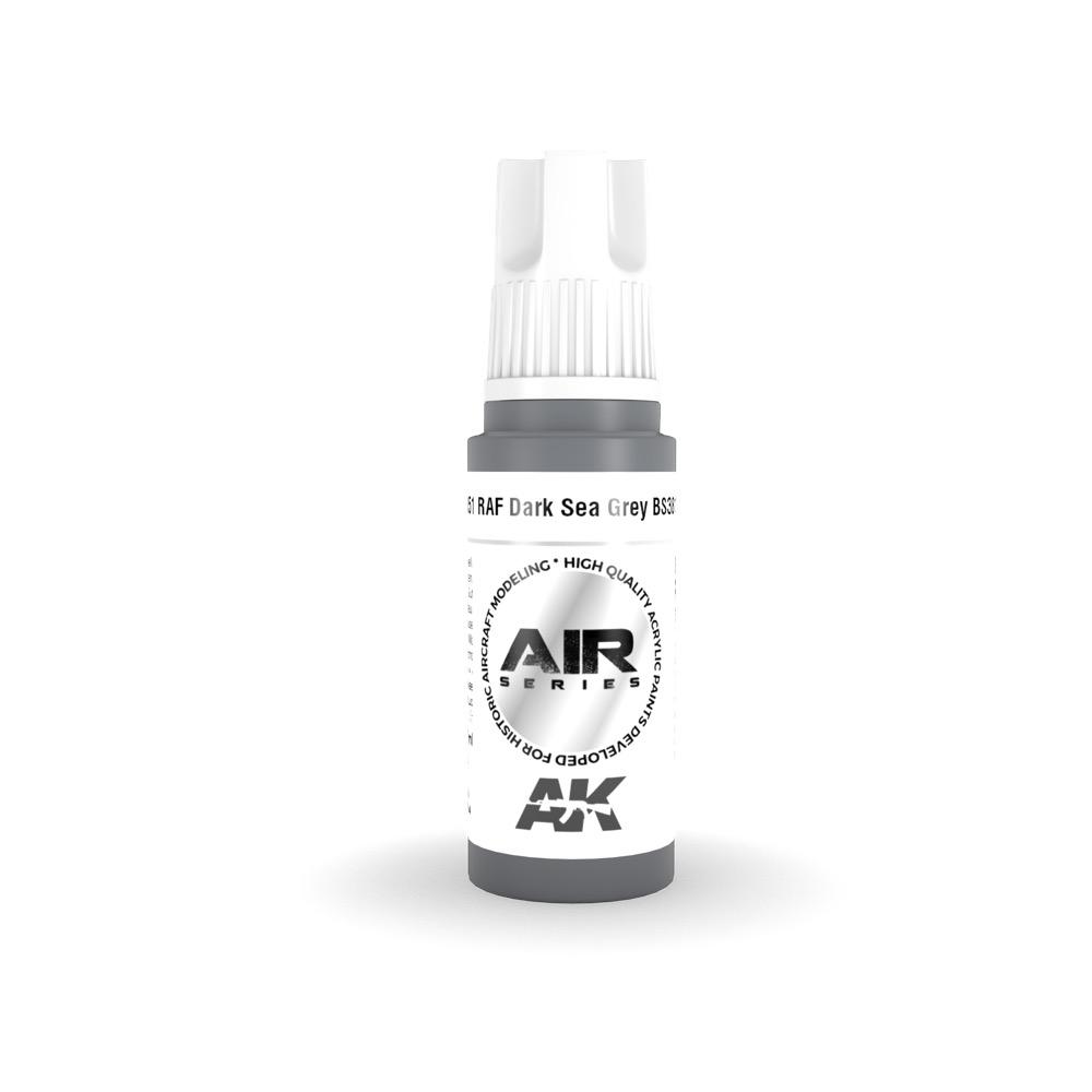AK Interactive AK11851 Air Series RAF Dark Sea Grey BS381C/638 Acrylic Paint 17ml (3rd Generation)