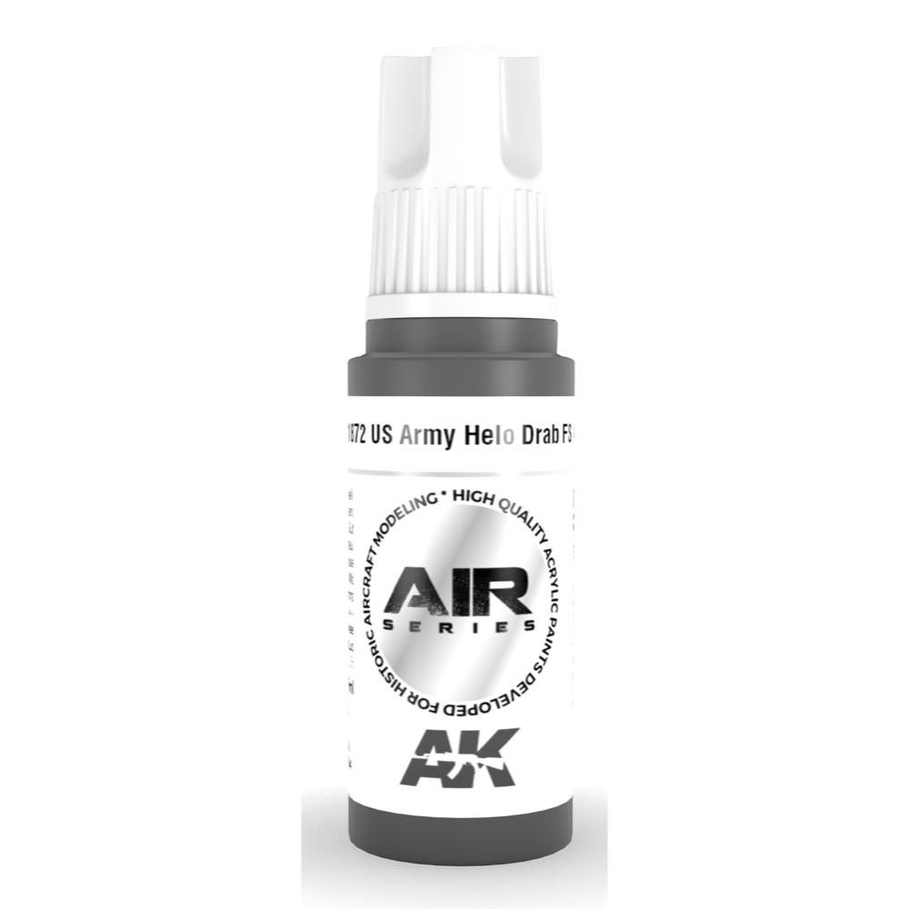 AK Interactive AK11872 US Army Helo Drab FS 34031 Acrylic Paint 17ml 3rd Generation