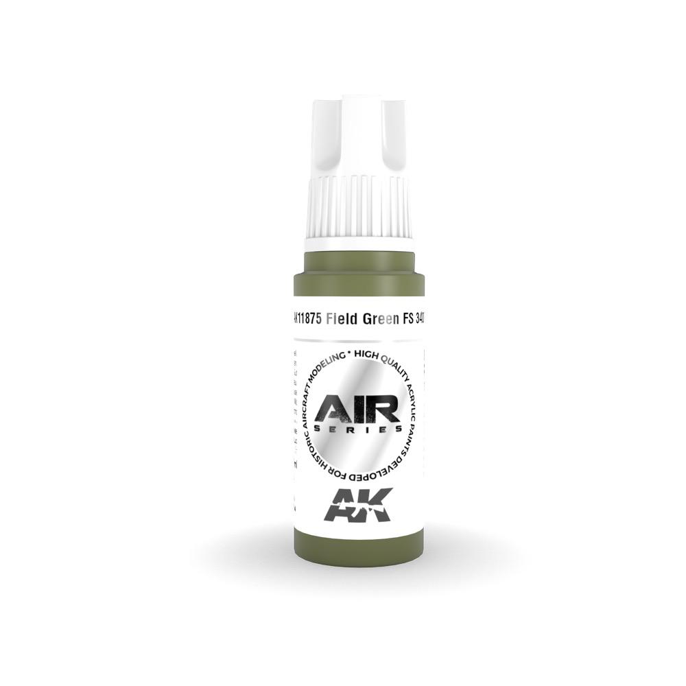 AK Interactive AK11875 Field Green FS 34097 Acrylic Paint 17ml 3rd Generation