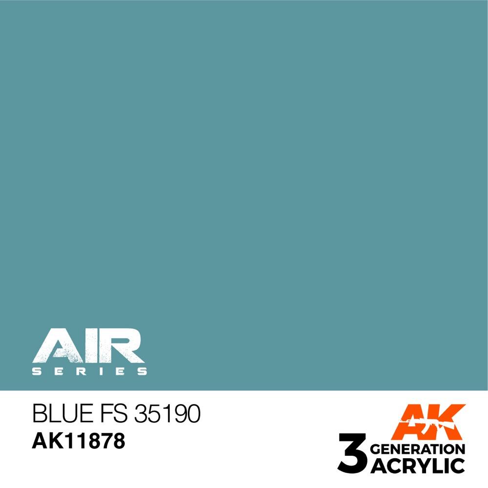 AK Interactive AK11878 Blue FS 35190 Acrylic Paint 17ml 3rd Generation