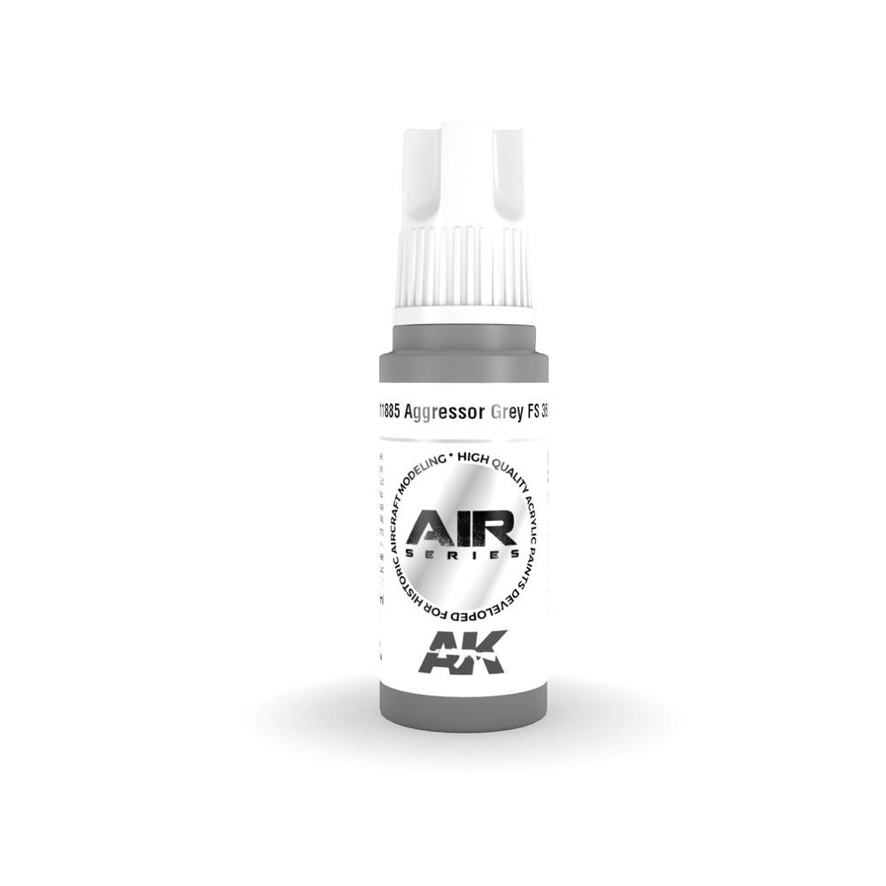 AK Interactive AK11885 Aggressor Grey FS 36251 Acrylic Paint 17ml 3rd Generation