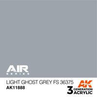 AK Interactive AK11888 Light Ghost Grey FS 36375 Acrylic Paint 17ml 3rd Generation