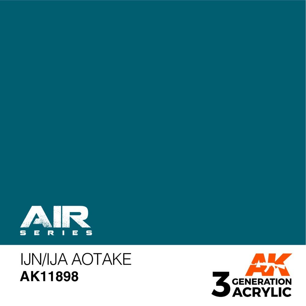 AK Interactive AK11898 Air Series IJN/IJA Aotake Acrylic Paint 17ml 3rd Generation