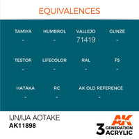 AK Interactive AK11898 Air Series IJN/IJA Aotake Acrylic Paint 17ml 3rd Generation