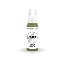 AK Interactive AK11904 Air Series IJA No.29 Ki Midori iro Yellow-Green Acrylic Paint 17ml 3rd Generation