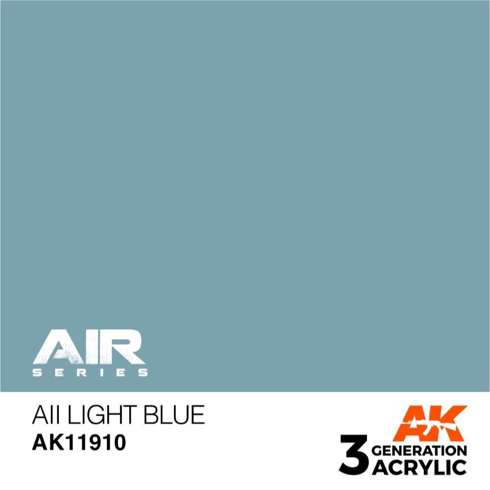 AK Interactive AK11910 Air Series AII Light Blue Acrylic Paint 17ml 3rd Generation
