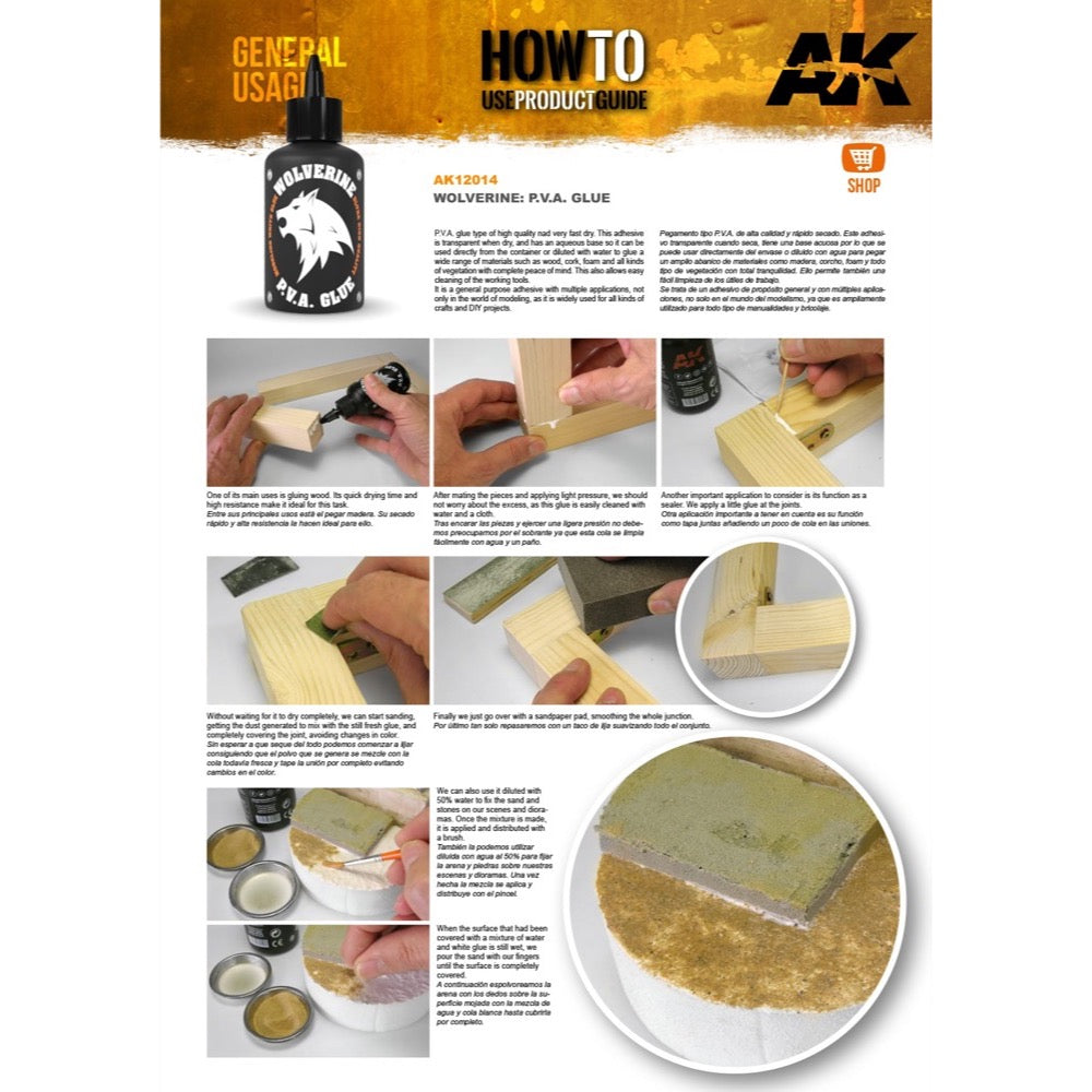 AK Interactive 12014 Wolverine PVA Glue