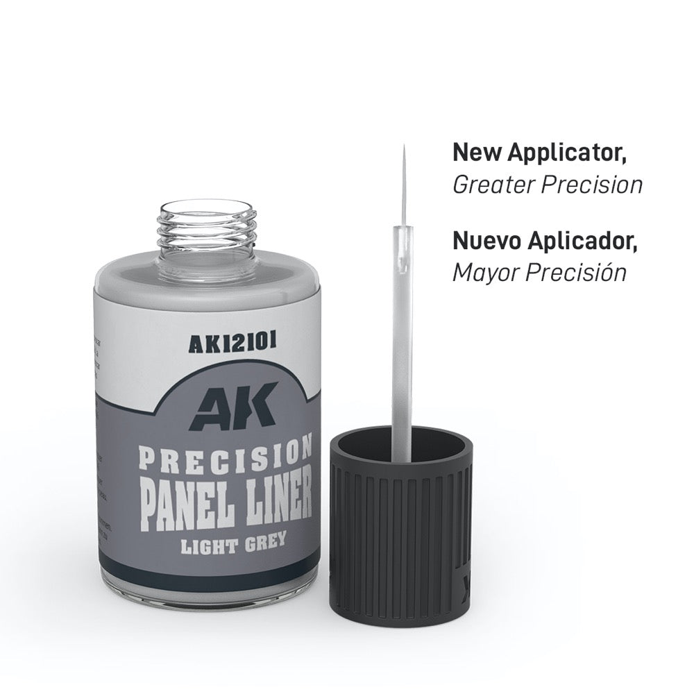 AK Interactive 12101 Precision Paneliner Light Grey 30ml