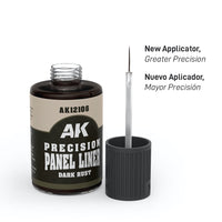 AK Interactive 12106 Precision Paneliner Dark Rust 30ml