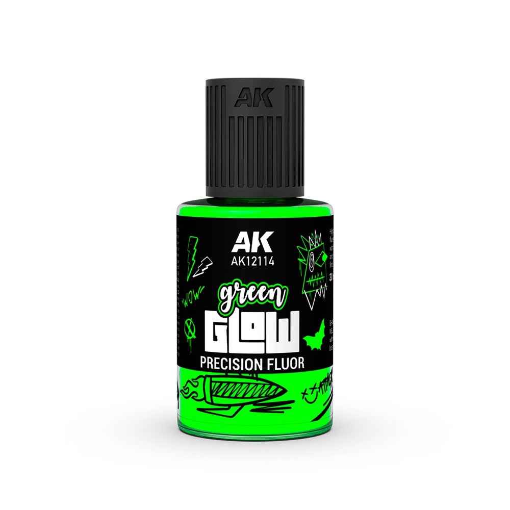 AK Interactive Green Glow Precision Fluor 30ml