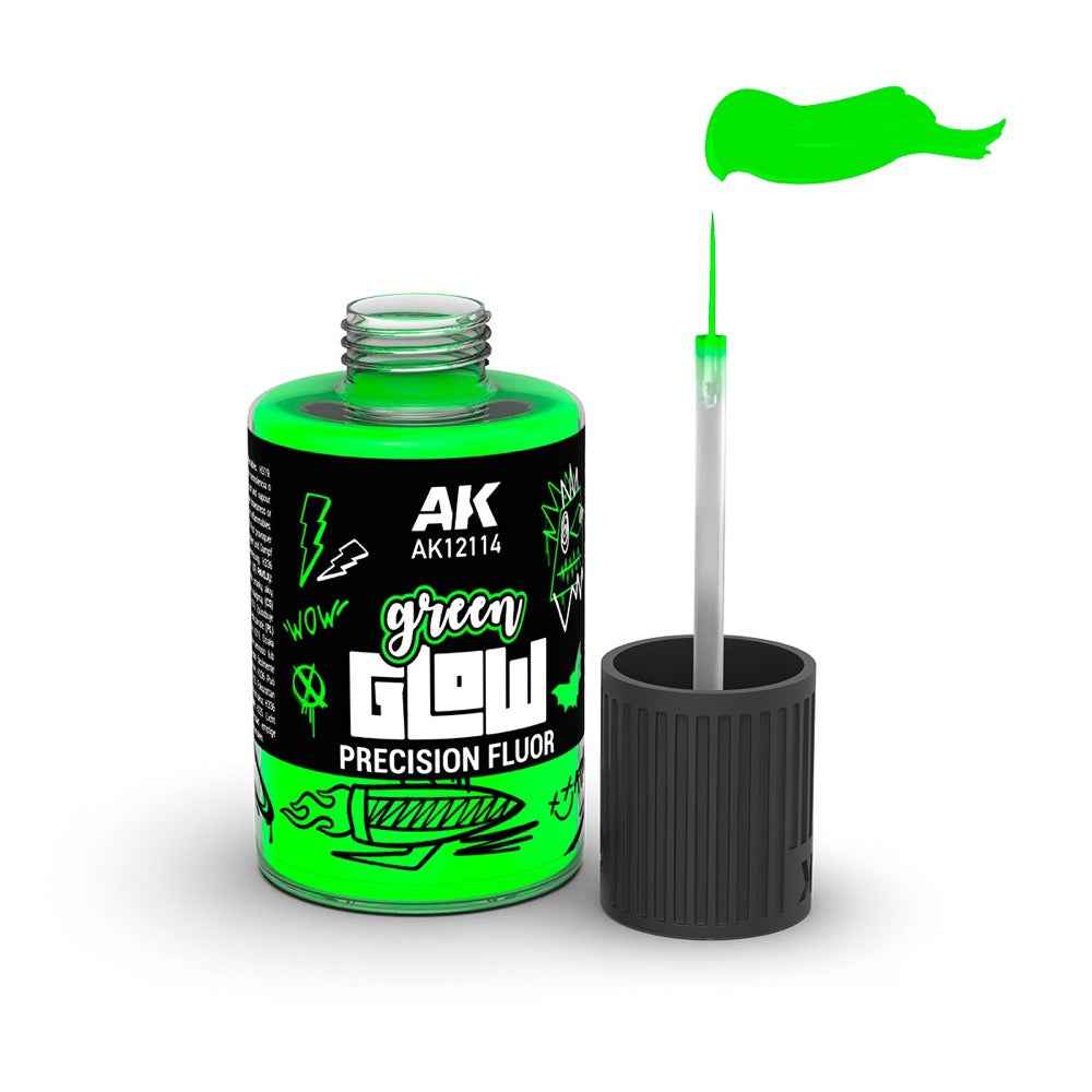 AK Interactive Green Glow Precision Fluor 30ml