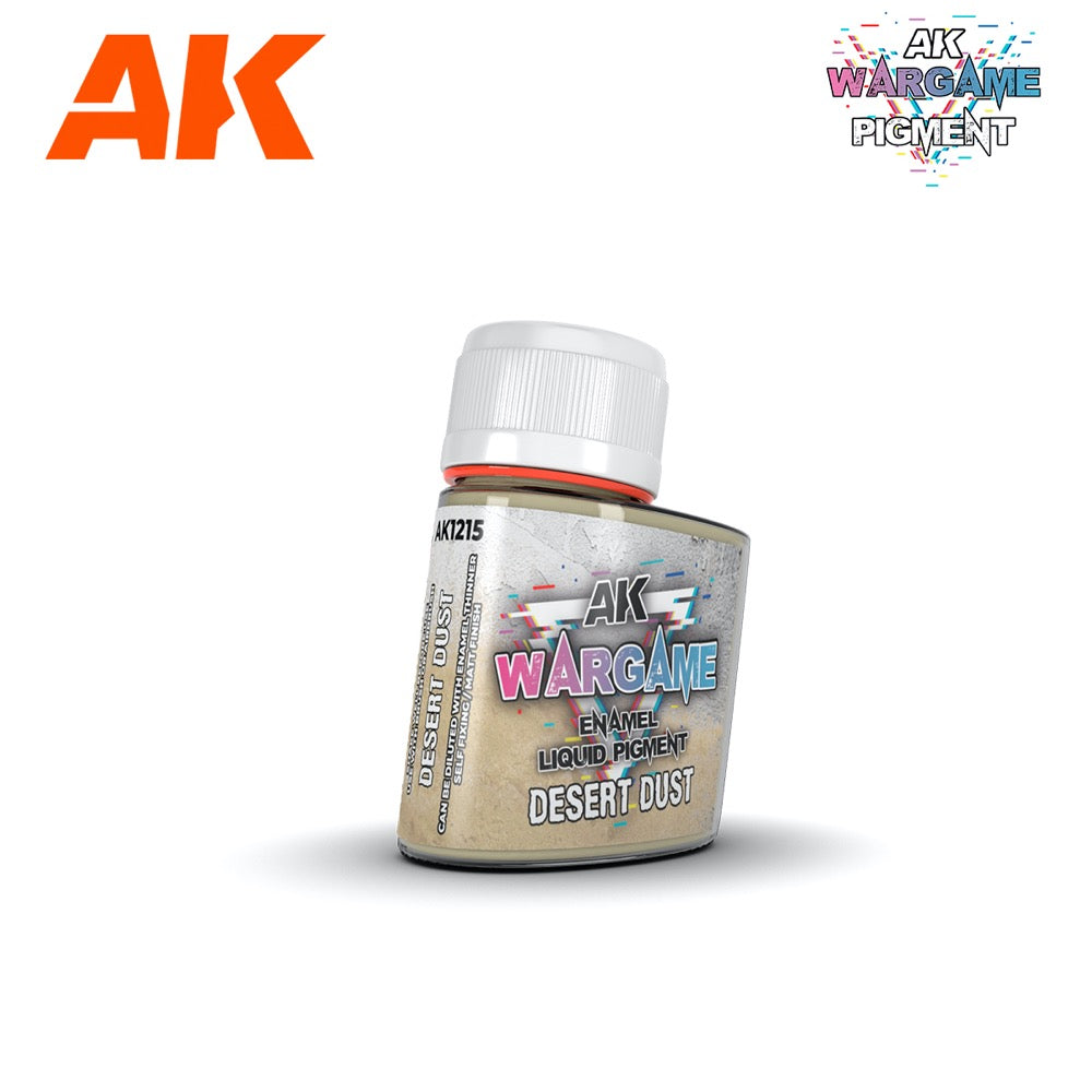 AK Interactive AK1215 Desrt Dust Enamel Liquid Pigment 35ml