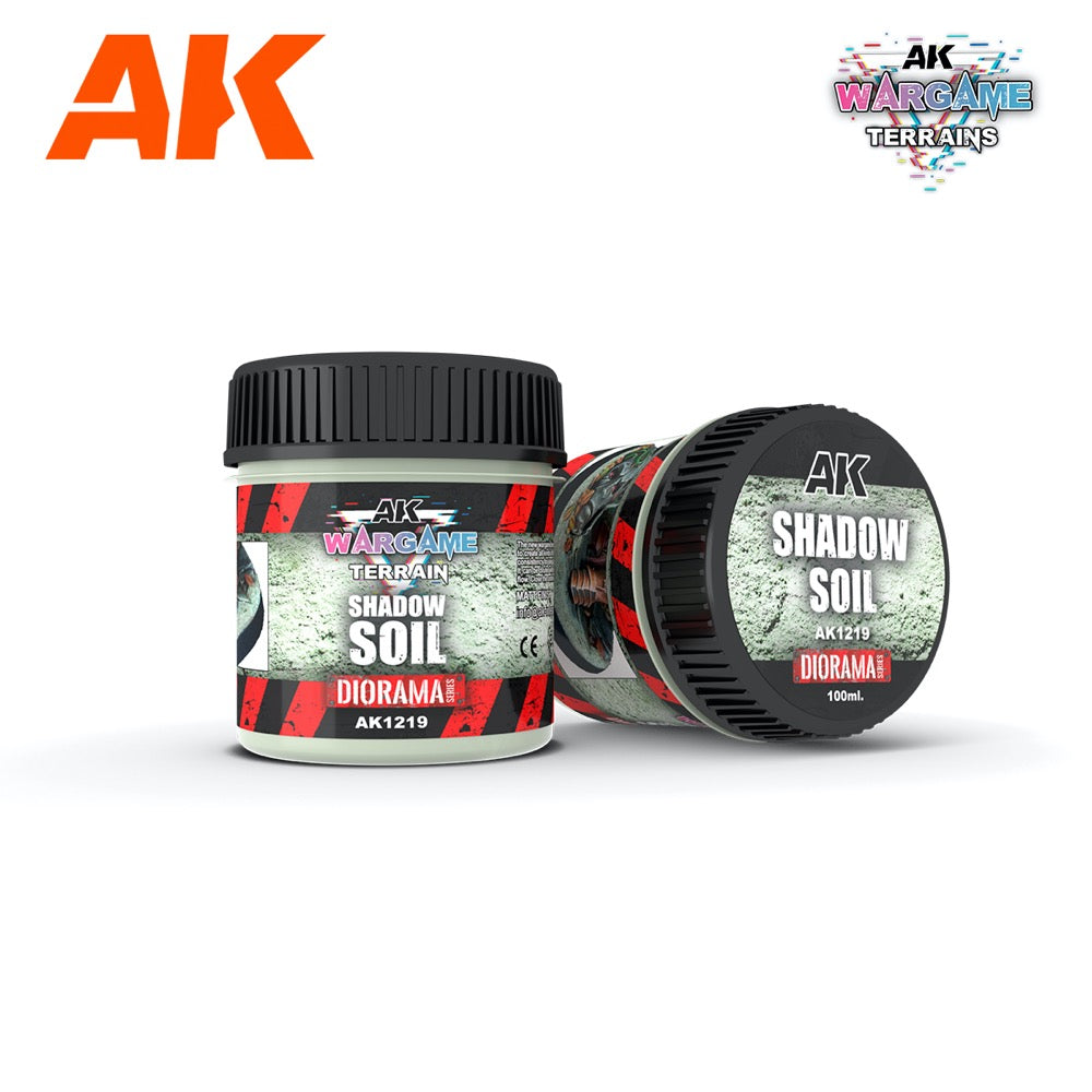 AK Interactive AK1219 Shadow Soil Enamel Liquid Pigment 100ml