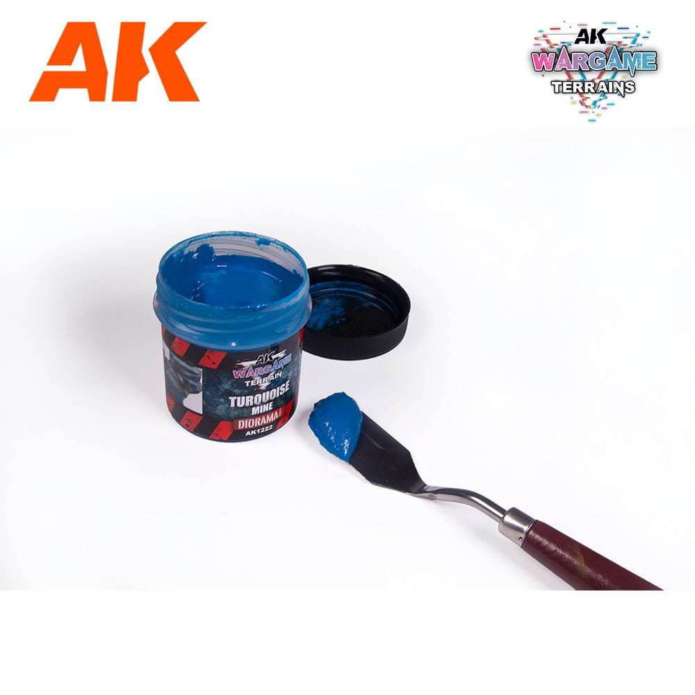 AK Interactive AK1222 Turquoise Mine Enamel Liquid Pigment 100ml