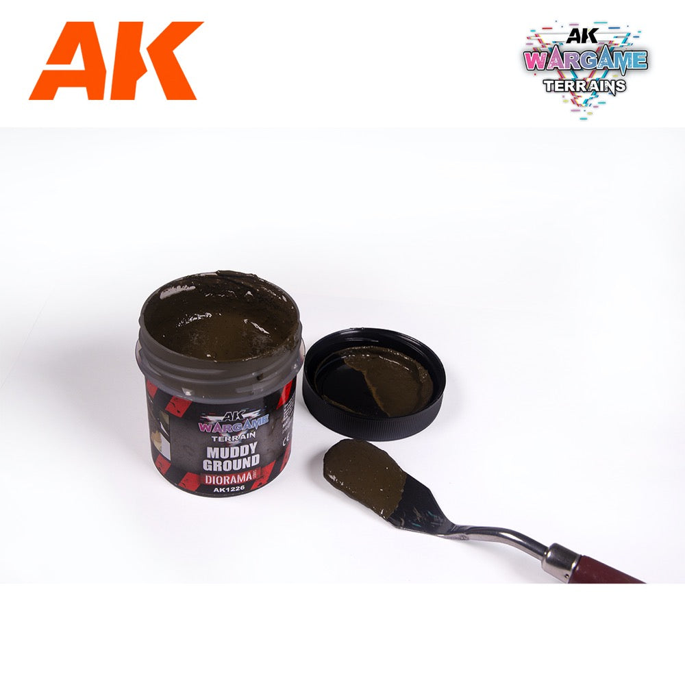 AK Interactive AK1226 Muddy Ground Enamel Liquid Pigment 100ml