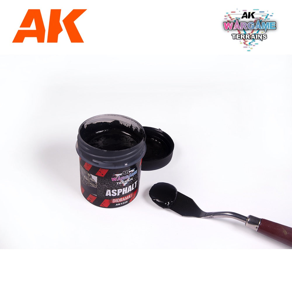 AK Interactive AK1228 Asphalt Enamel Liquid Pigment 100ml